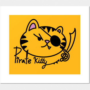 Pirate Kitty! Posters and Art